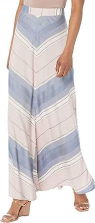 Splendid Kayla Stripe Skirt In Patina