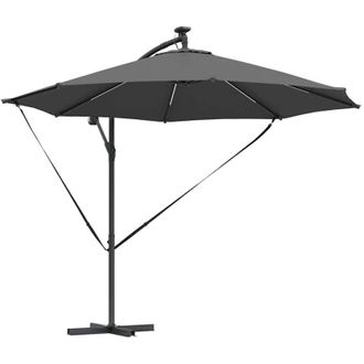 vidaXL Parasol De Cantilever Tipo Pl&aacute;tano Antracita 294 X 294 X 248 Cm Vidaxl