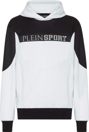 Plein Sport Heren, Sweatshirts & Hoodies, Wit, Maat: M Katoen