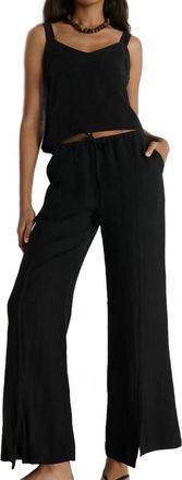 Nation Ltd Elwood Pant In Jet Black