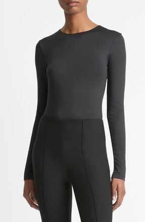 Vince Long Sleeve Knit Top in Black at Nordstrom Rack, Size Large