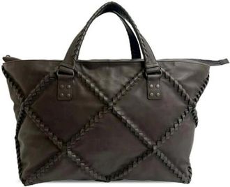 Bottega Veneta Pre-owned Tote Bags, female, Brown, Size: ONE SIZE Pre-owned Leather Tote