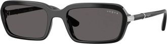 Vogue Eyewear Vo 5744S Zonnebril - Dames - Zonnebrillen - Zwart - 55 MM - Nylon - Accessoires