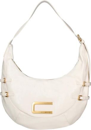 Custo Barcelona Avinguda-L Hobo Tas - Dames - Tassen - Wit - Maat: ONE Size Zijde