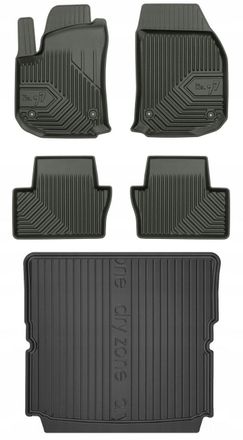 OEM Set 77 Tappetini E Tappetini Opel Zafira B 2005-2014 7 Posti Con