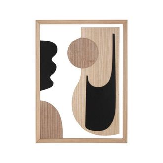 Dmora Panel Decorativo Painters, Panel Art&iacute;stico, Panel Ornamental, Accesorio Decorativo, 60x2 H80 Cm, Multicolor - Dmora
