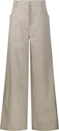 Max Mara Broeken, Dames, Beige, 2Xs, Alamaro Pant
