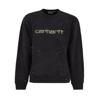 Carhartt Work in Progress Carhartt Wip, Sweatshirts, male, Black, Size: XL Painter Sweatshirt