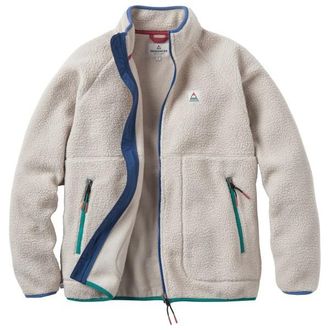 Passenger Fairbanks Full Zip Recycled Sherpa Fleece Fleecejacke f&uuml;r Damen | grau
