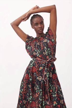 Chufy Womens Nubia Maxi Dress In Luxor Black