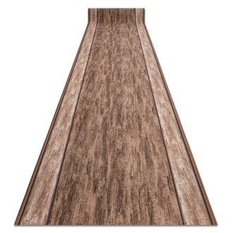 RugsX RugsX Anti-Slip Rama Runner in Brown | Size: 100 cm x 500 cm