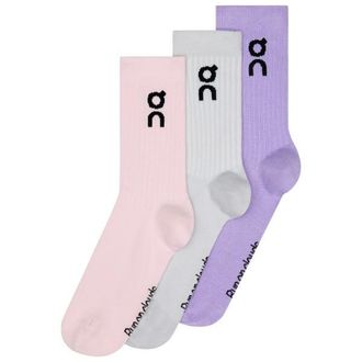 On Logo Sock High 3-Pack Multifunktionssocken - Unisex | rosa