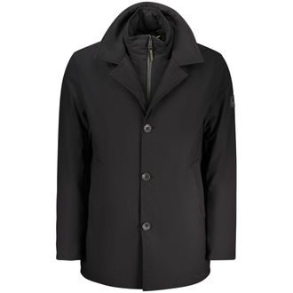North Sails Black Polyester Mens Mens Jacket
