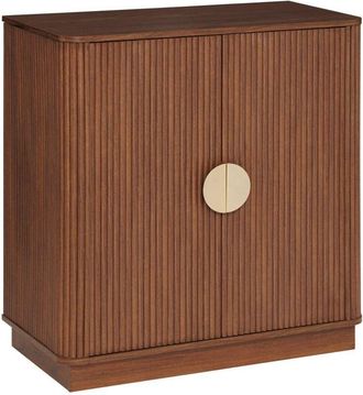 Atmosphera Credenza wany marrone a 2 ante e 1 ripiano 80x40cm Atmosphera créateur dintérieur