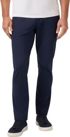 Mizzen+Main Upton Straight Leg Stretch 5-Pocket Pants in Navy at Nordstrom, Size 36 X 32