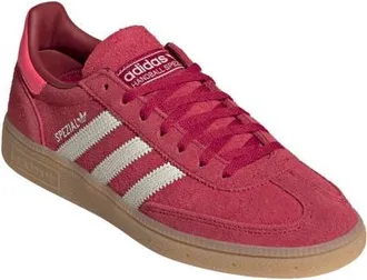 adidas Handball Spezial Sneaker in Red/off White/solar Turbo at Nordstrom, Size 10.5