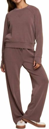 Fundamental Coast Later On Long Sleeve Sweatshirt In Anise
