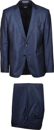 BOSS Slim Fit Suit - Blue