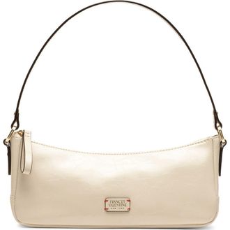 Frances Valentine Mia Leather Shoulder Bag in Oyster at Nordstrom