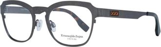 Ermenegildo Zegna Trapezium Optische Monturen - Heren - Brillen - Grijs - ONE Size - Accessoires