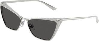 Jimmy Choo London JC4019B 300287 Womens Sunglasses Silver Size 58
