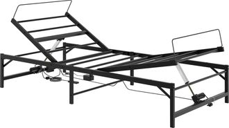 vidaXL Estructura De Cama Ajustable El&eacute;ctrica Negro 100 X 190 Cm Acero Vidaxl