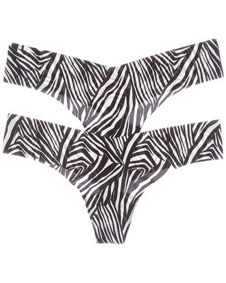 Commando Commando Set Of 2 Classic Print Thong