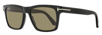 Tom Ford Mens Buckley-02 Polarized Sunglasses TF906 01H Black 56mm
