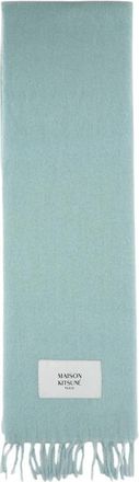 Maison Kitsun&eacute; Sciarpa in Alpaca - - Accessories - unisex - Verde - ONE SIZE