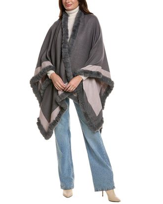 La Fiorentina Colorblocked Ruana