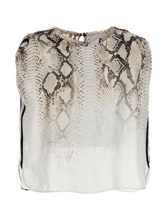 Nude Multicolor Viscose Womens Blouse