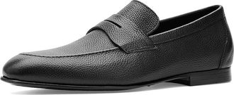 Johnston & Murphy Higgins Penny Loafers Mens Shoes Black Full Grain : 11.5 M (D), Leather