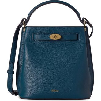 Mulberry Islington Leather Bucket Bag in Out Of The Blue at Nordstrom