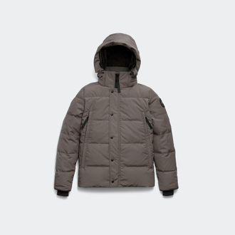 Canada Goose Wyndham Parka Black Disc (Men, Coastal Grey, XL)