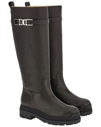 Ferragamo Vara Leather Boot