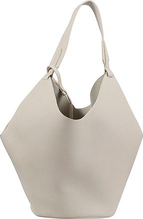 Khaite Lotus Medium Leather Shoulder Bag