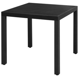 Berkfield Home Durable 3 Piece Garden Dining Set PVC Rattan Black