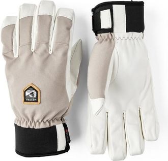 Hestra CZone Alpine 5 Finger Handschuhe - Unisex | wei&szlig;/grau