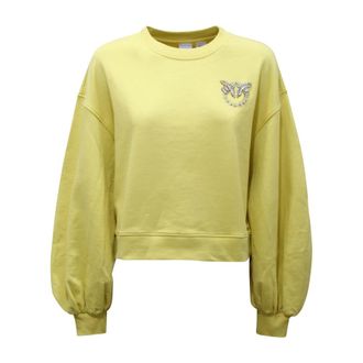 Pinko Ceresole Sweatshirt - Dames - Sweatshirts - Geel - S - Hoodies & sweatvesten