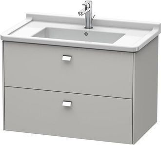 Duravit Duravit Brioso Neceser De Pared 82,0 X 46,9 Cm, Con 2 Cajones, Incl. Hueco Para Sif&oacute;n Y Delantal, Para Lavabo Starck 3 030480, Color (frente/cuerpo): 