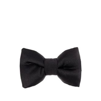 Tom Ford Bow Ties, male, Black, ONE SIZE, Textured Finish Bow Tie