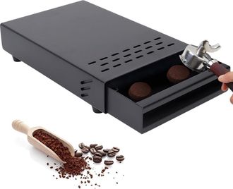 OEM Bol De Acero Inoxidable Para Caf&eacute; Molido Con Caj&oacute;n Extra&iacute;ble: Ideal Para El Hogar Y La Oficina