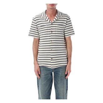 Polo Ralph Lauren Short Sleeve Shirts, male, Multicolor, Size: XL Stripes S/S Shirt