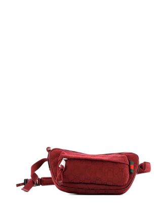 Gucci Front Pocket Sling Bag GG Canvas Large crossbody bag - Rood