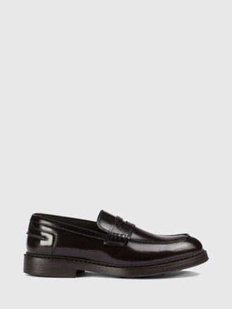 Doucal's College-Style Penny Loafers in Brushed Calfskin Leather