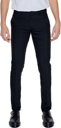 Antony Morato Mmts 00028-Fa 600255 Broek - Heren - Slim Fit Broeken - Zwart - 2XL - Leer - Broeken