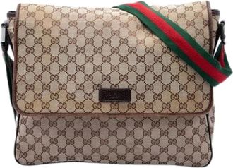 Gucci Borsa a tracolla vintage Pre-owned in tela - - Pre-owned - Donna - Beige - ONE SIZE