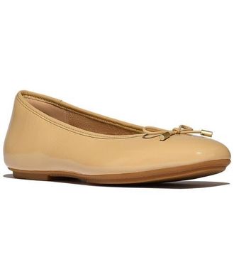 FitFlop Delicato Bow Pat Lea Ballet in Cappuccino at Nordstrom, Size 7.5
