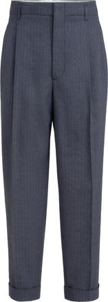 Brunello Cucinelli Pantaloni pliss&eacute; - Blu