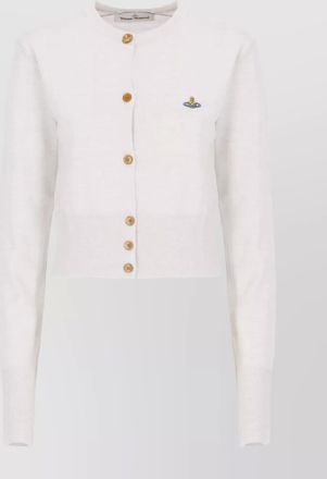 Vivienne Westwood virgin wool cardigan crew neckline